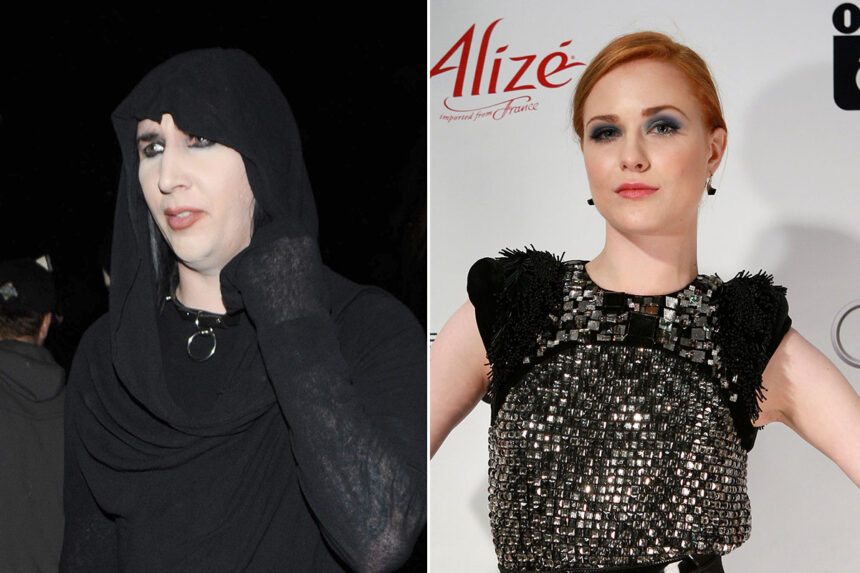 Marilyn Manson and Evan Rachel Wood