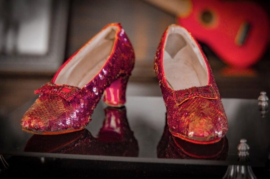 Judy Garland's Ruby Slippers Worth £4 Million To Go On Show In The UK