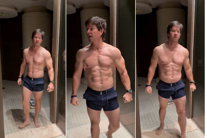 Mark Walberg's cold plunge