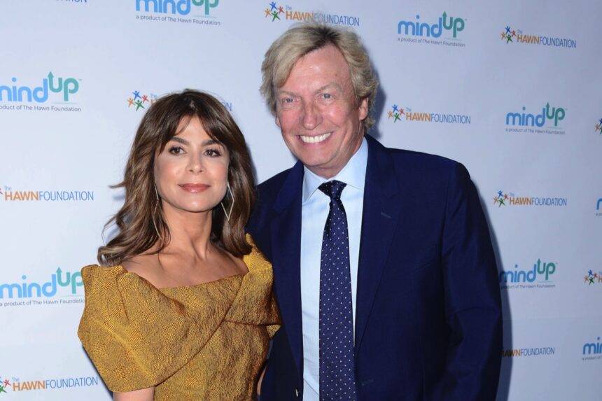 Paula Abdul and Nigel Lythgoe