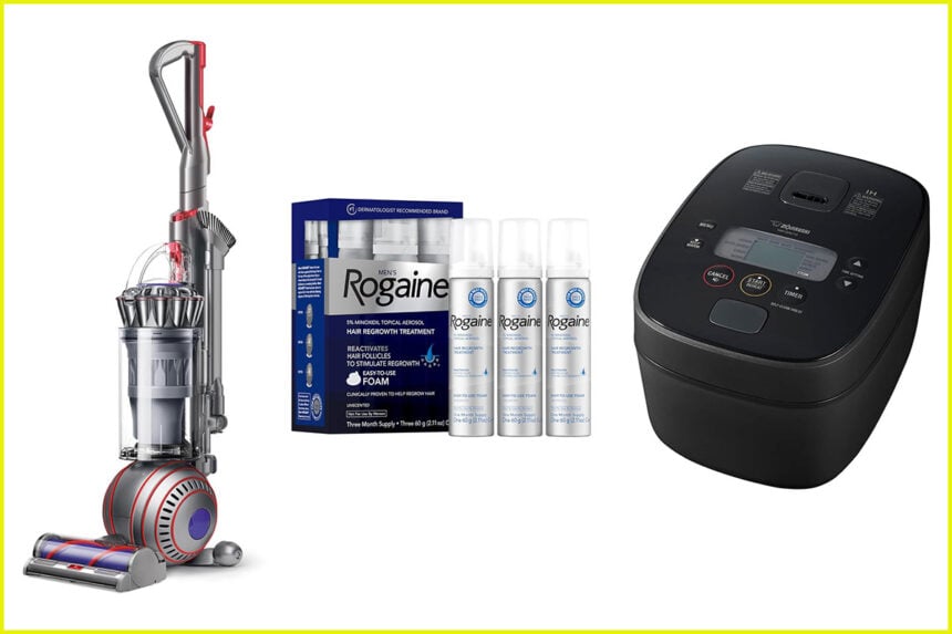 Dyson, Rogaine, Zojirushi