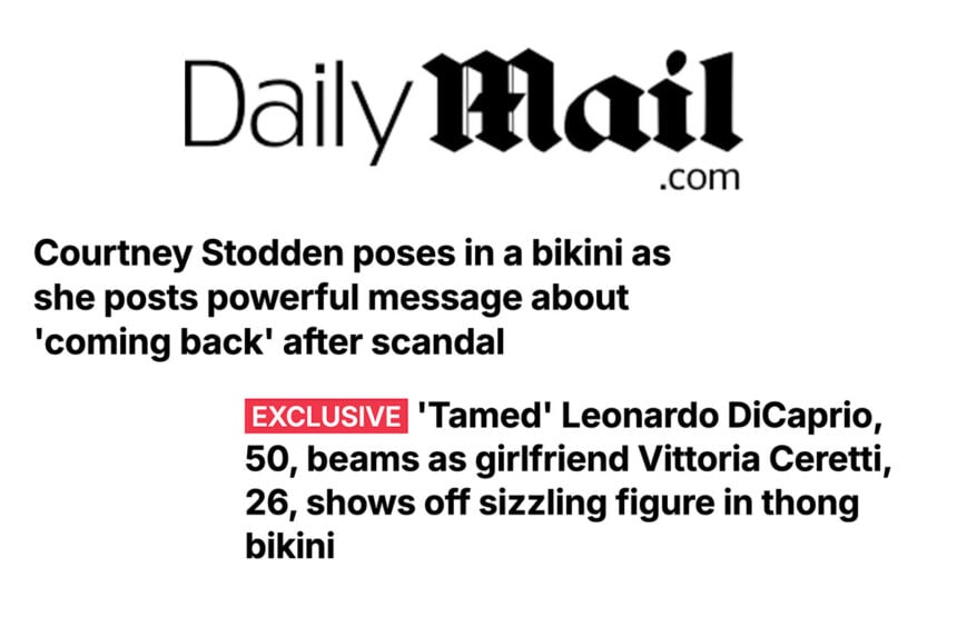 Daily Mail Headline