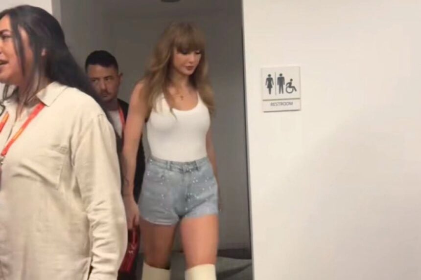 Taylor Swift Super Bowl bathroom