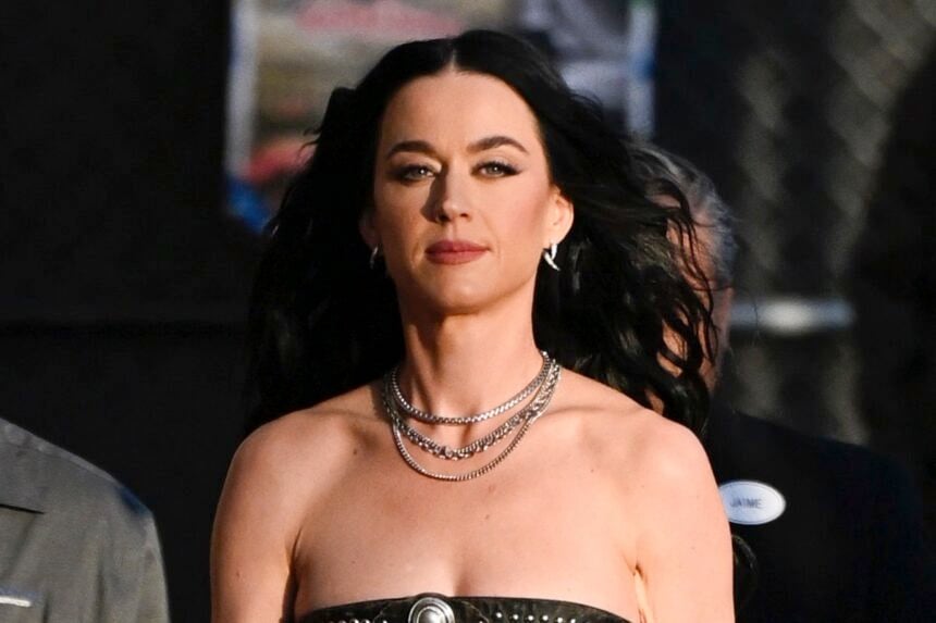 Katy Perry At The 'Jimmy Kimmel Live!' Show Studios