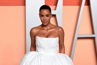 Kim Kardashian Vanity Fair Oscar Party