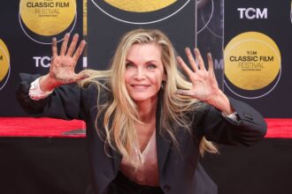 TCM Honors Michelle Pfeiffer With Hand And Footprint Ceremony