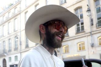 Post Malone spotted wearing a cowboy hat while out in Paris