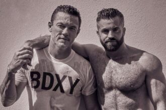 Luke Evans and Fran Tomas