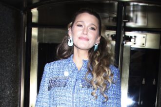 Blake Lively Celebrities At 'Late Night with Seth Meyers' Show Studios