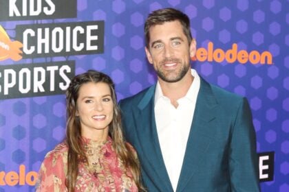 Danica Patrick and Aaron Rodgers Nickelodeon Kids Choice Sports Awards 2018