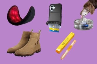 DNA Vibe Jazz Band, Scooch Wingmate, TAFT boots, Twinkled T Nail Honey, and the Brook Glass Pet Fountain