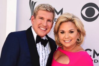 Todd and Julie Chrisley 2017 ACM Awards - Arrivals