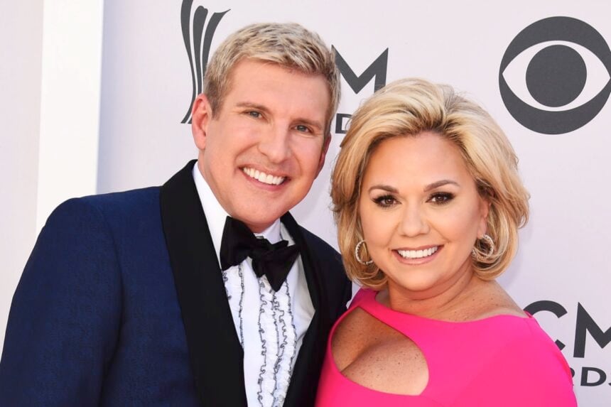 Todd and Julie Chrisley 2017 ACM Awards - Arrivals