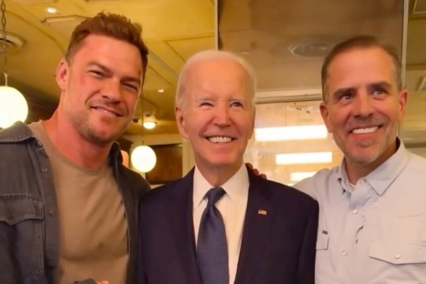 Alan Ritschson Joe Biden Hunter Biden
