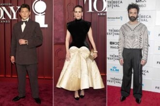 Tom Francis and Sarah Paulson and Morgan Spector