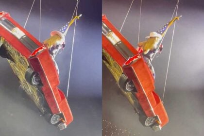 Beyonce floating car