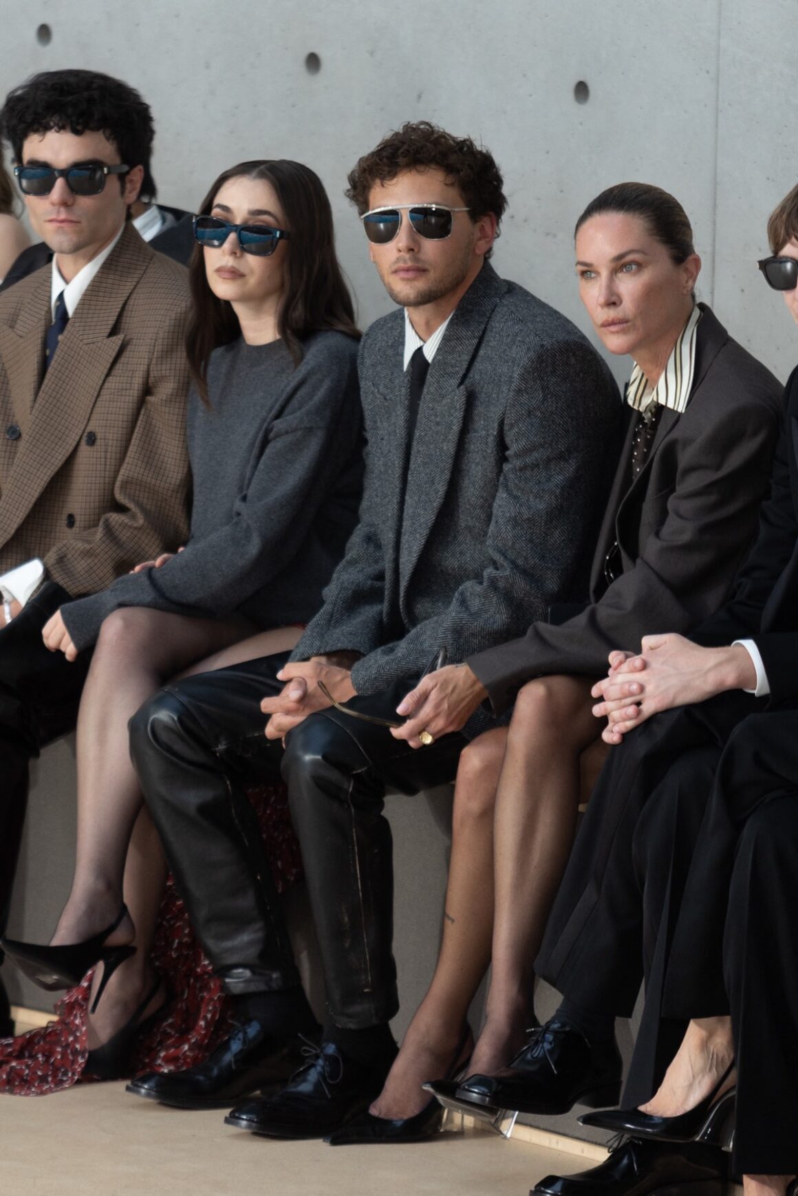 Paris Fashion Week - Menswear Spring/Summer 2026 - Saint Laurent Front Row