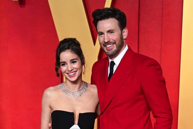 Chris Evans shares extra-special details of his proposal to wife Alba Baptista