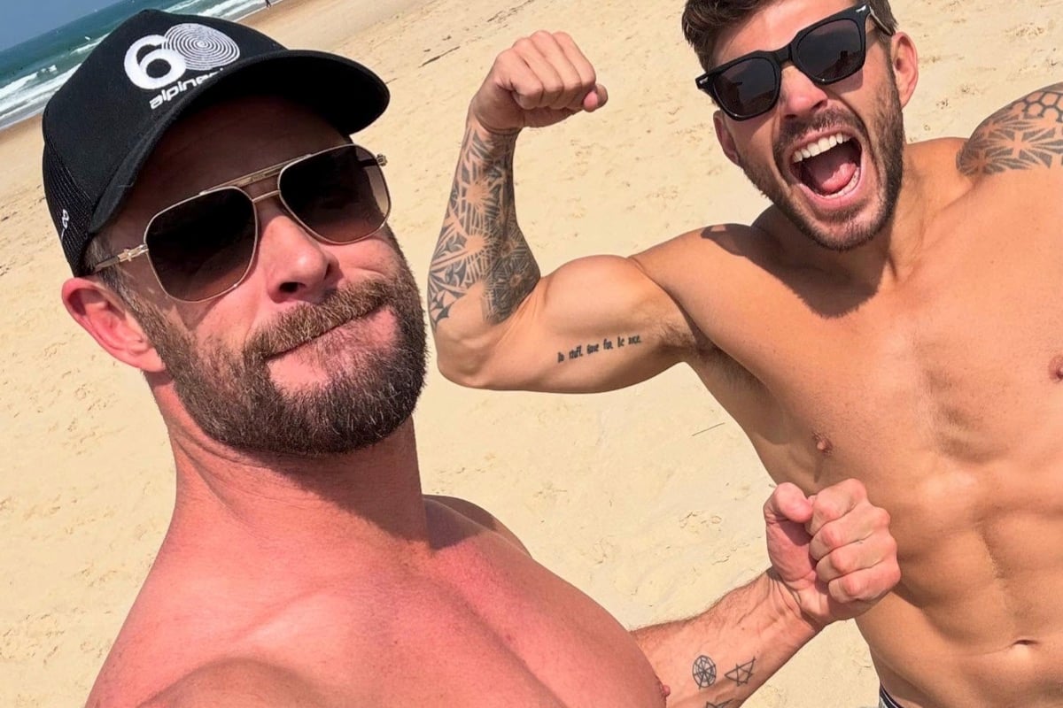 Chris Hemsworth, Dylan Efron, Noah Fearnley, Omar Sowunmi, and more Insta Snaps