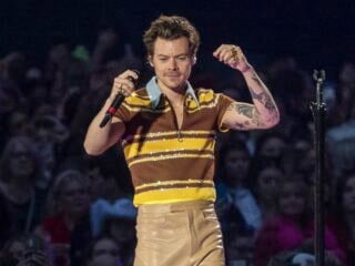 Harry Styles performs live in Coventry