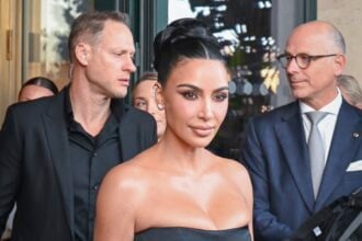 Kim Kardashian Departs Hotel For Lauren Sanchez's Bachelorette Party