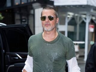 Brad Pitt Out In New York City