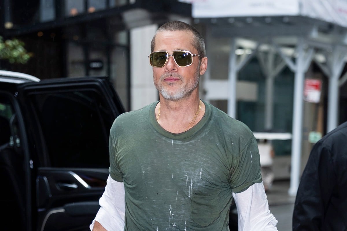 Brad Pitt Out In New York City
