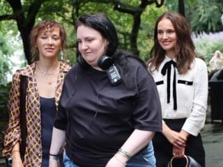 Natalie Portman On The Set Of 'Good Sex' In New York City