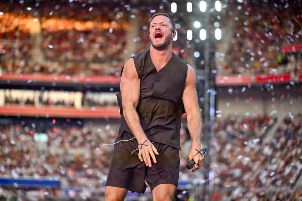 Imagine Dragons Performing At Groupama Stadium