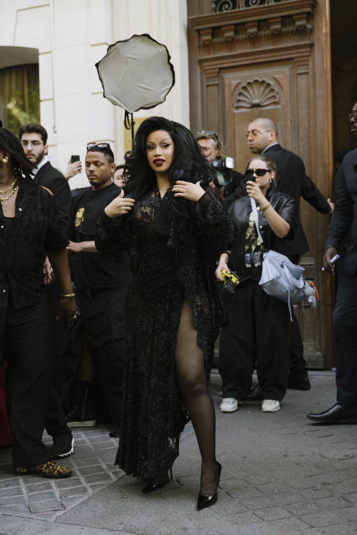 Balenciaga: Outside Arrivals - Paris Fashion Week - Haute Couture Fall/Winter 2025/2026