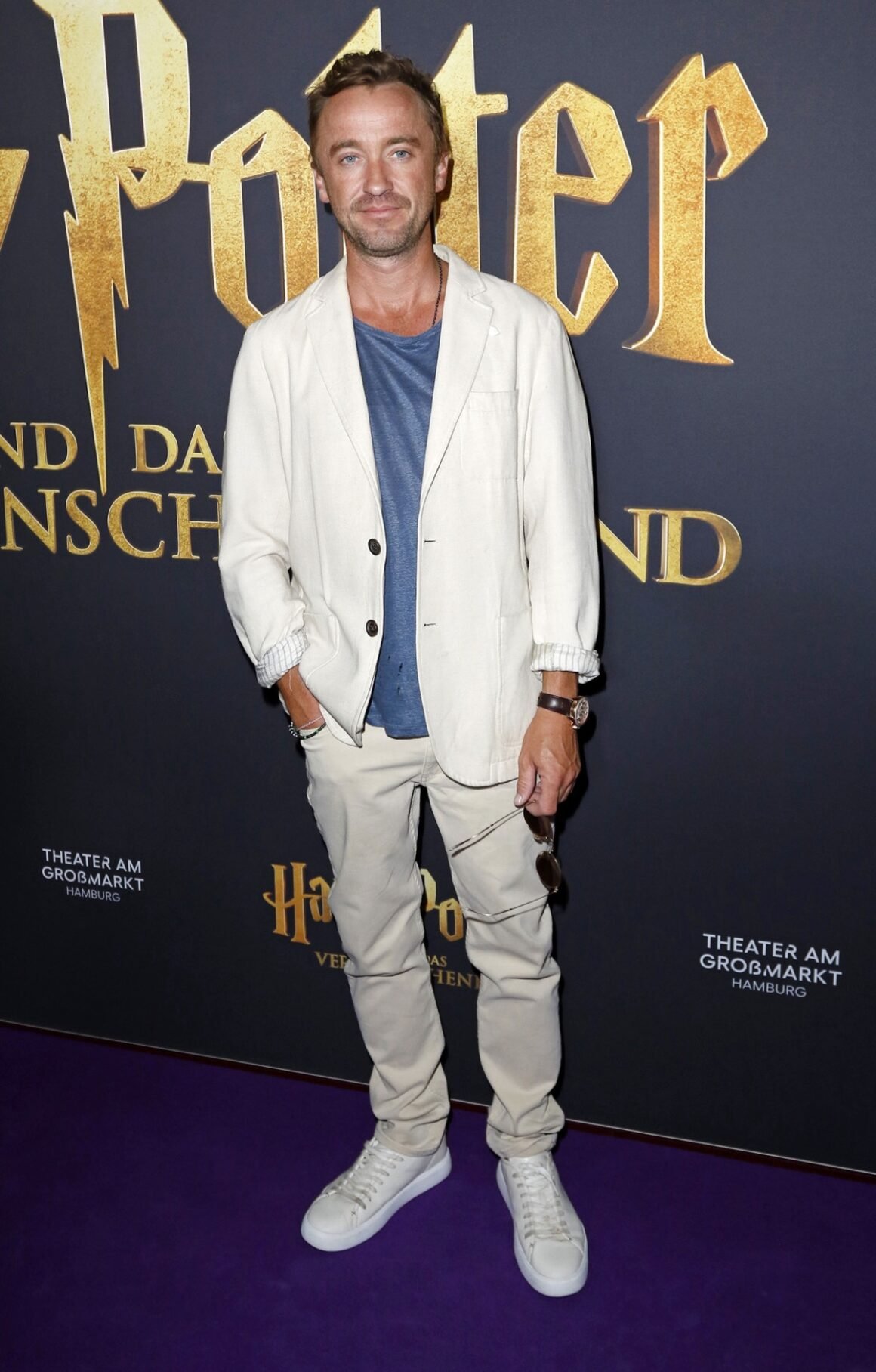 Tom Felton attends the 10 Years of Theater at Großmarkt