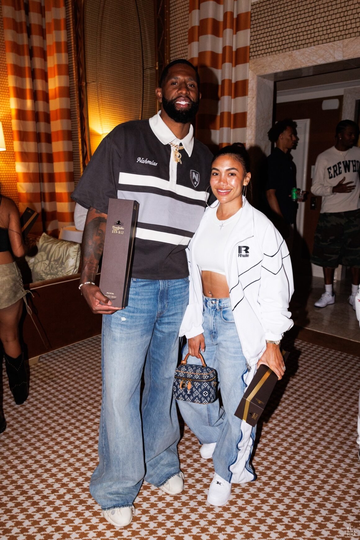 Royce O'Neale and Paige Hurd