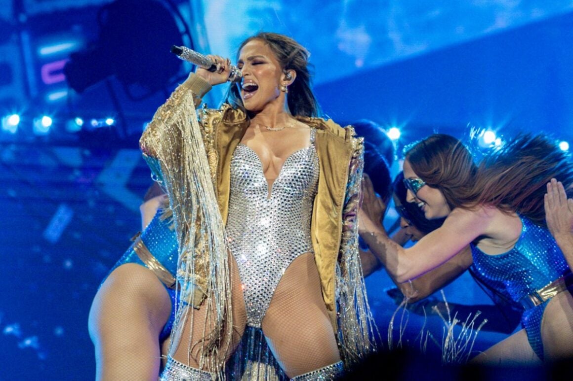 Jennifer Lopez performs live in Madrid