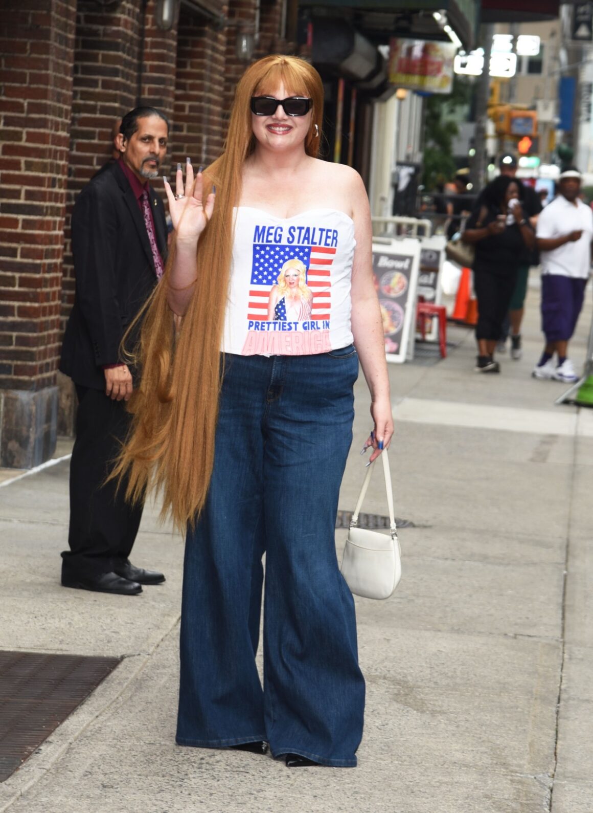 Celebrities at 'The Late Show With Stephen Colbert' show studios