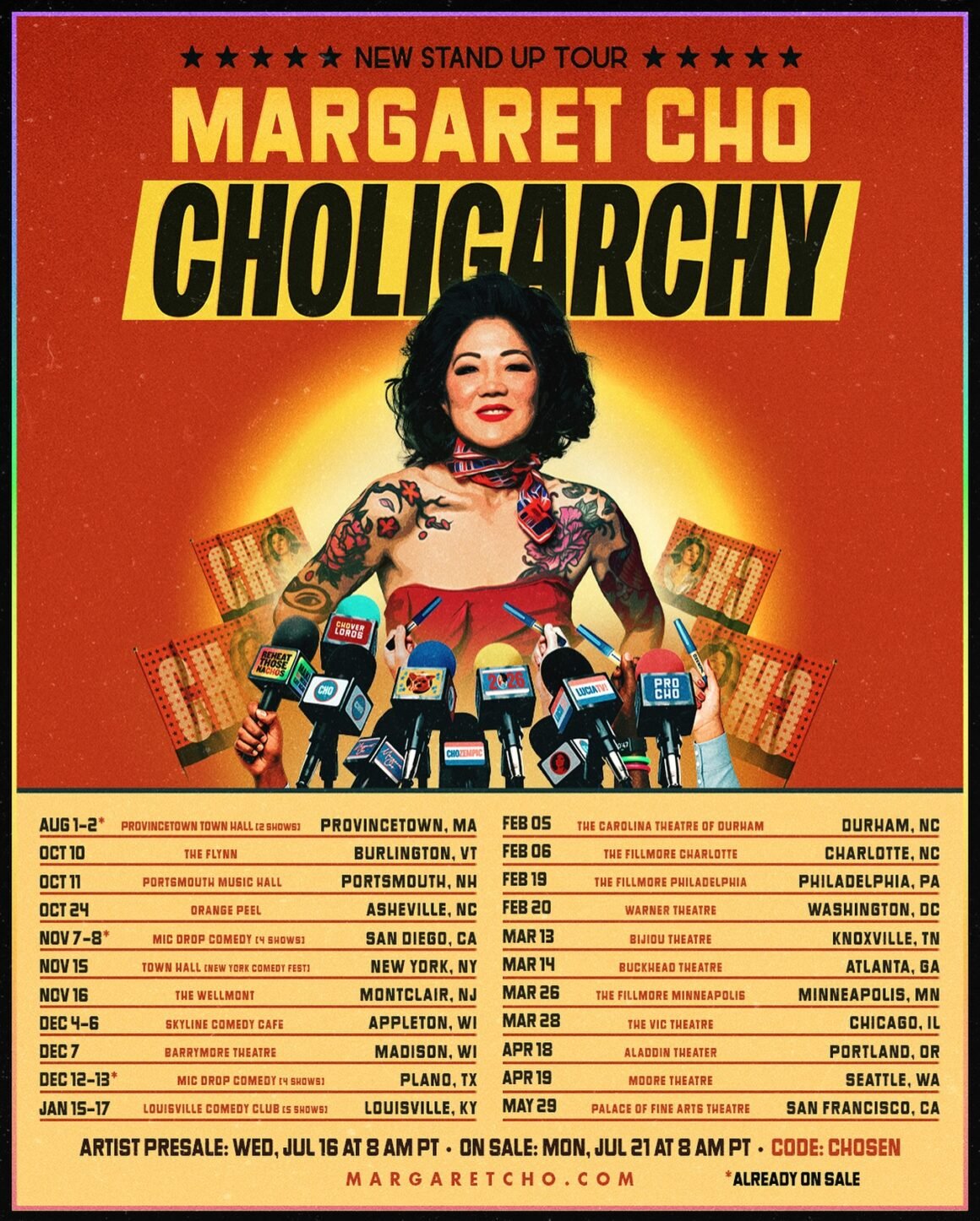 Margaret Cho Choligarchy