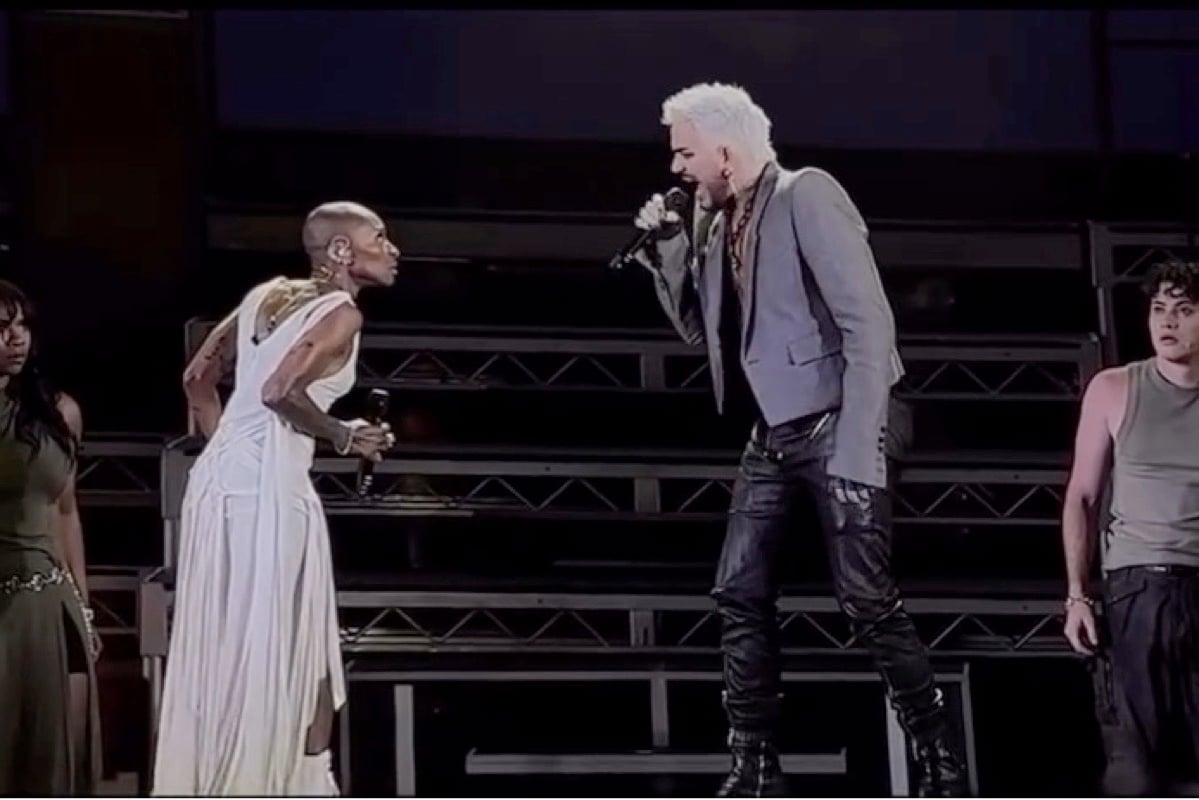 Adam Lambert and Cynthia Erivo in Jesus Christ Superstar
