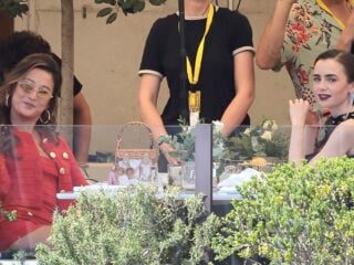 Cast Filming On The ‘Emily In Paris’ Set In Venice