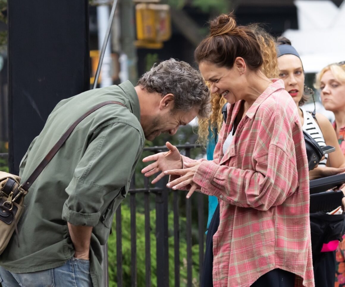 Filming On The ’Happy Hour’ Set In New York City