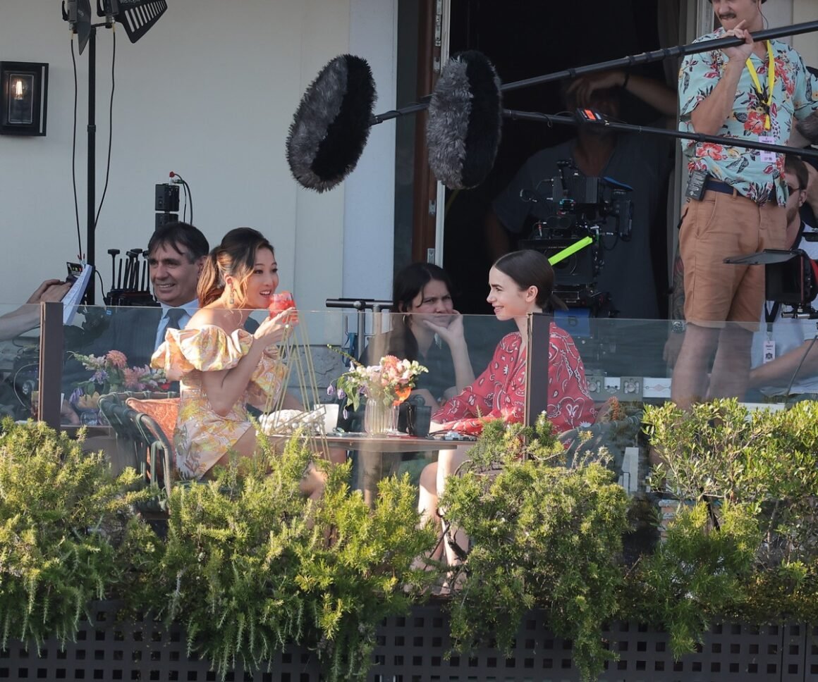 Filming On The Set Of ‘Emily In Paris’ In Venice