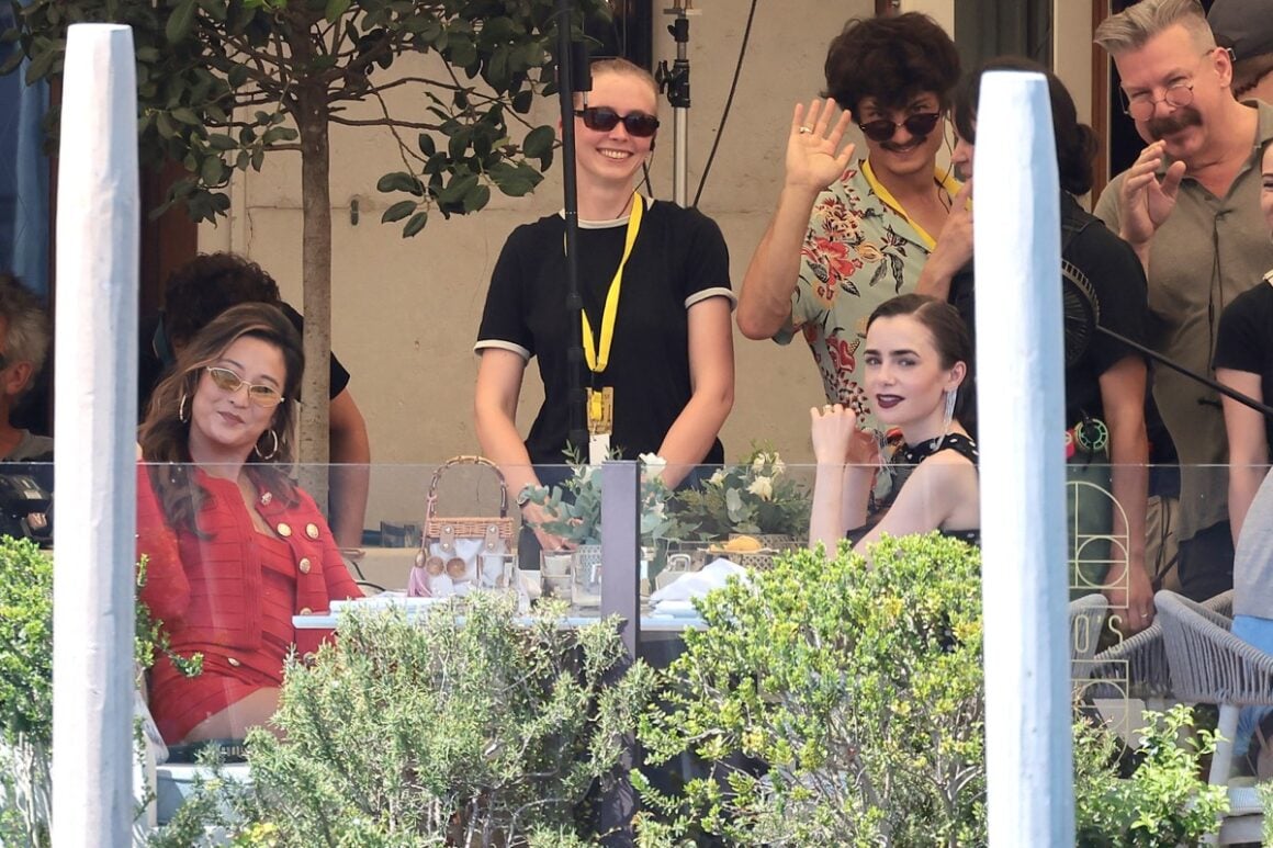 Filming On The Set Of ‘Emily In Paris’ In Venice