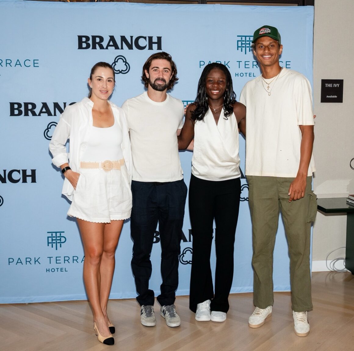 Belinda Bencic, Jordan Thompson, Victoria Mboko and Gabriel Diallo