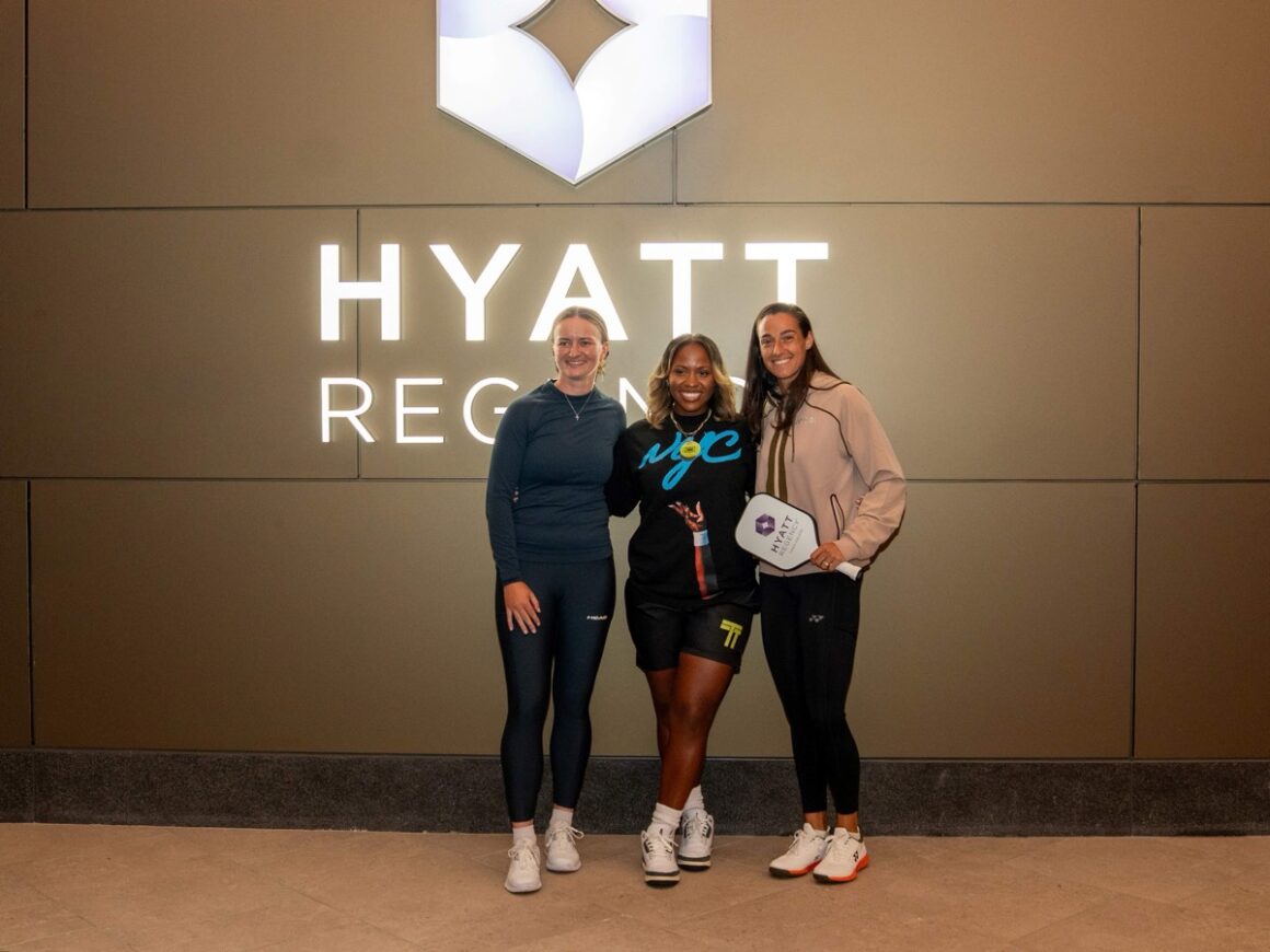 Barbora Krejčíková, Taylor Townsend and Caroline Garcia