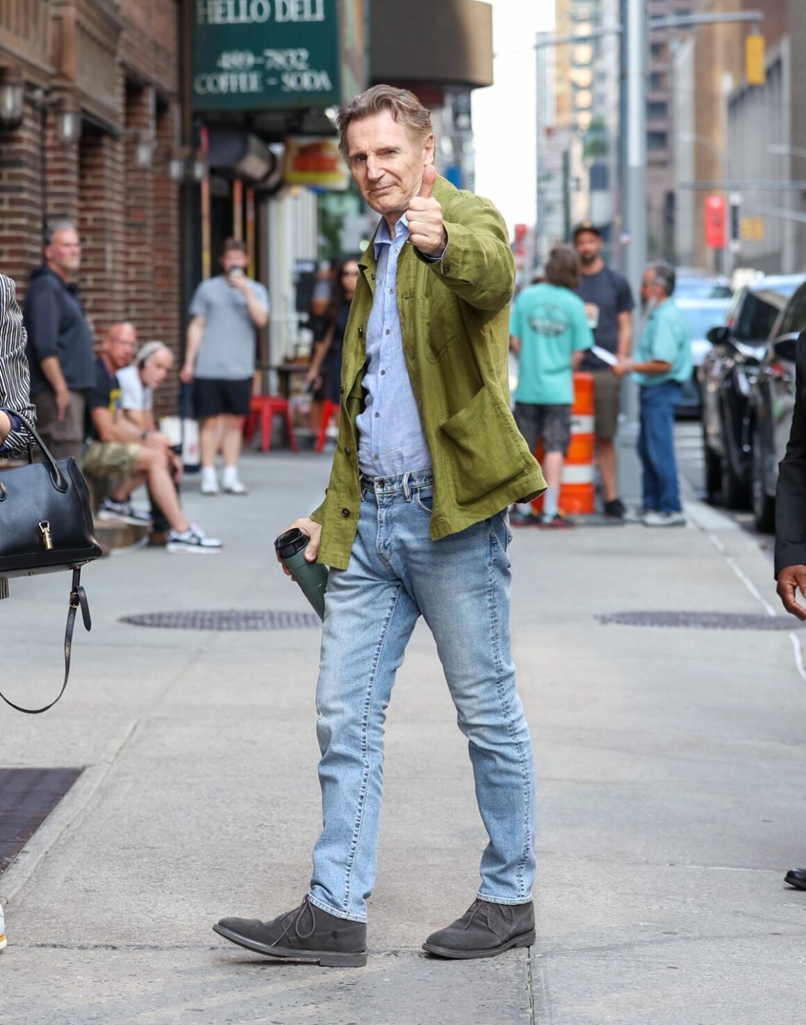 Liam Neeson found in New York City