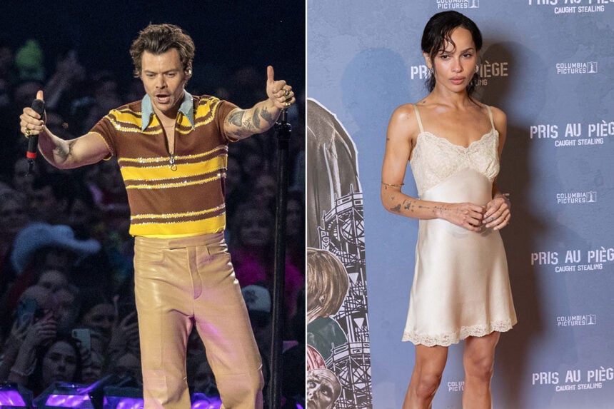 Harry Styles and Zoe Kravitz