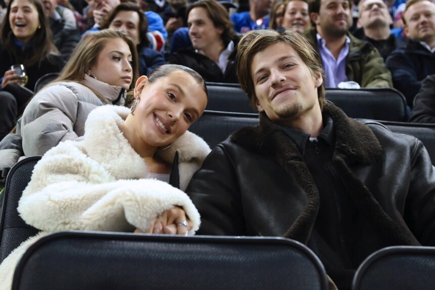 Millie Bobby Brown and Jake Bongiovi
