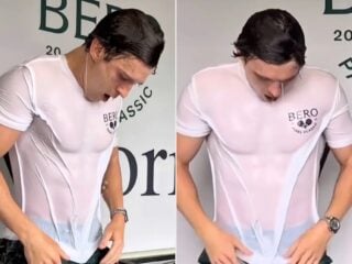 Tom Holland cold plunge