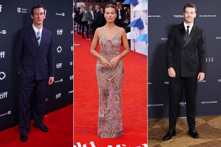 Callum Turner, Margot Robbie, Will Poulter