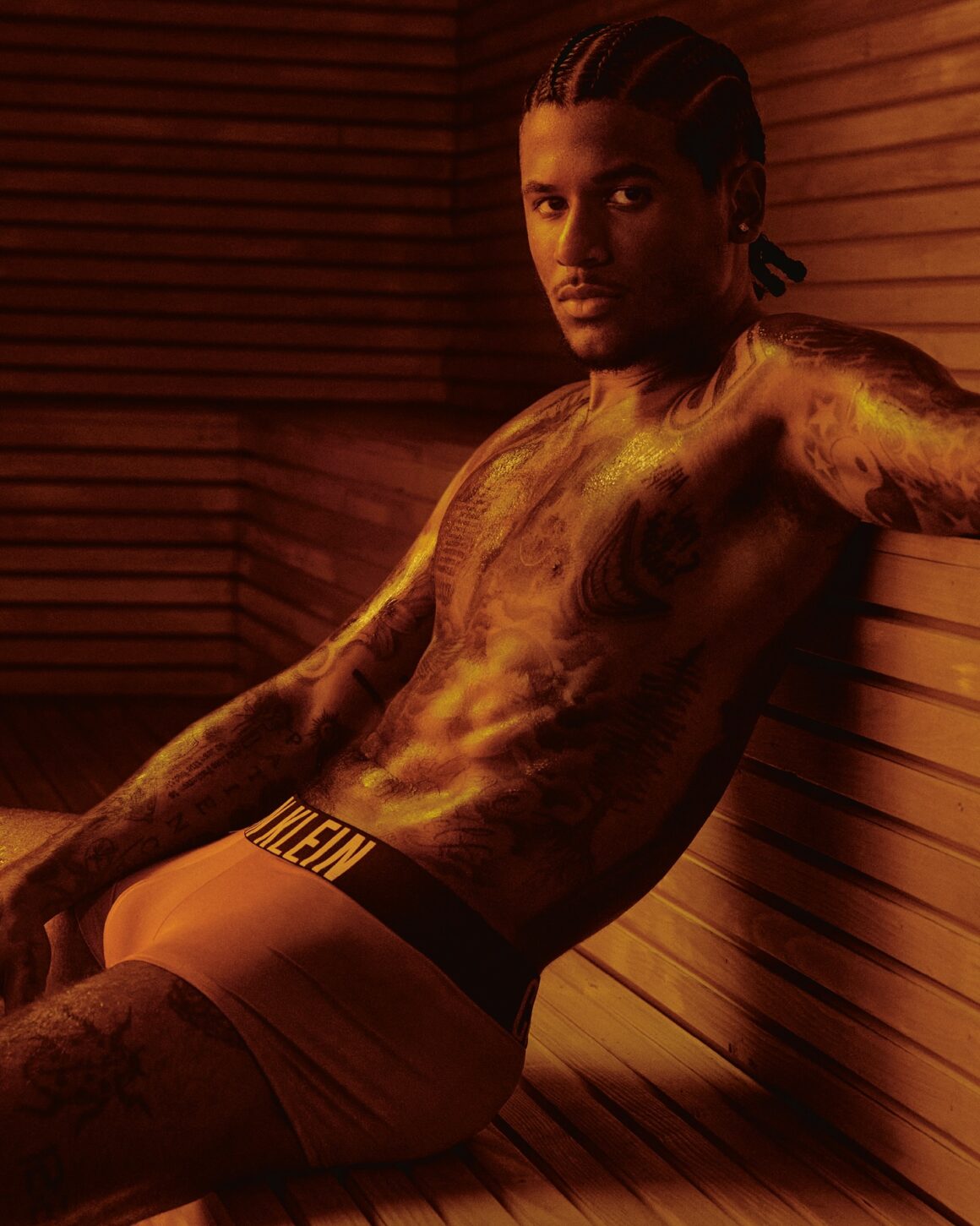 Jalen Green takes it off for Calvin Klein