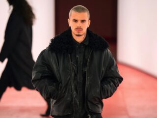 London Fashion Week/Spring Summer Romeo Beckham on the catwalk at the H&M&180 show