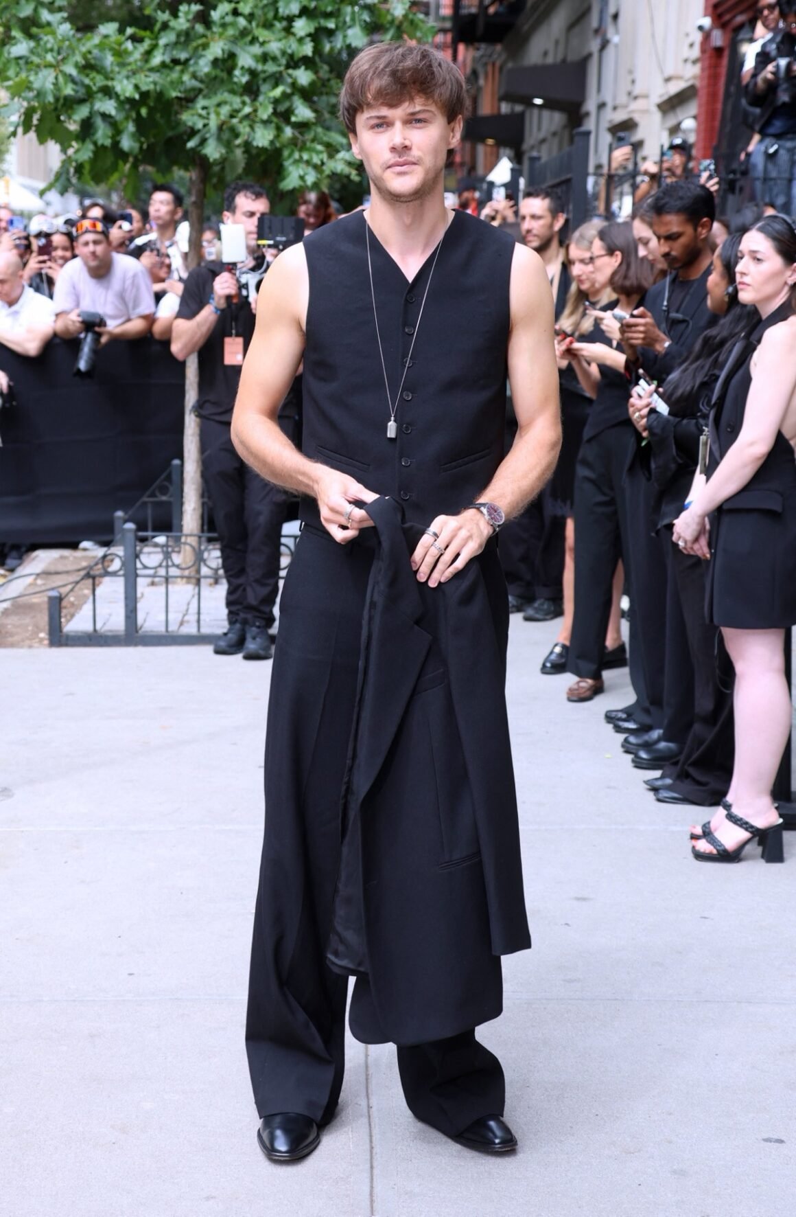 Celebs at the Calvin Klein Fashion ShowNew York Fashion Week - Calvin Klein - Outside Arrivals